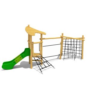 משולב מעץ רוביניה חדר כושר